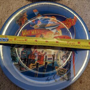 Why wait till 5, it's 4 o'clock somewhere. Set of 4 9-inch melamine plates L@@K